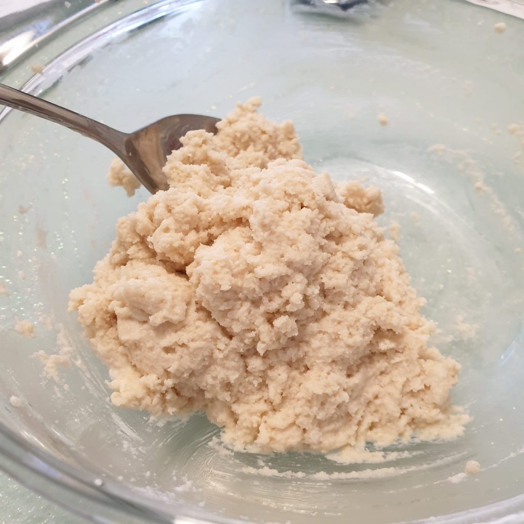 impasto Biscotti di farina di riso  e yogurt greco